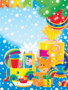 Christmas gifts clipart