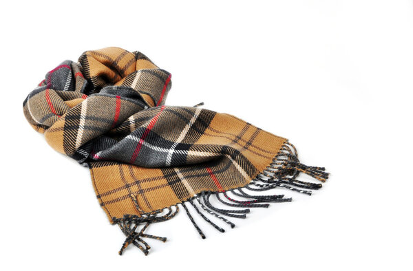 Шарф на шее
