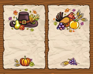 Thanksgiving theme 11 clipart