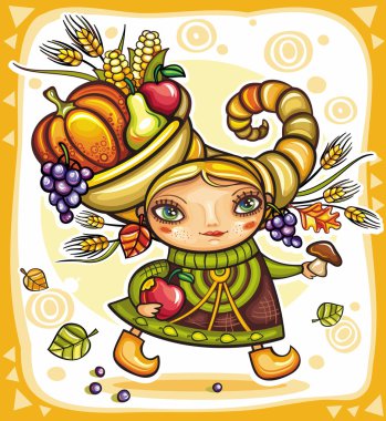 Thanksgiving theme 13 clipart