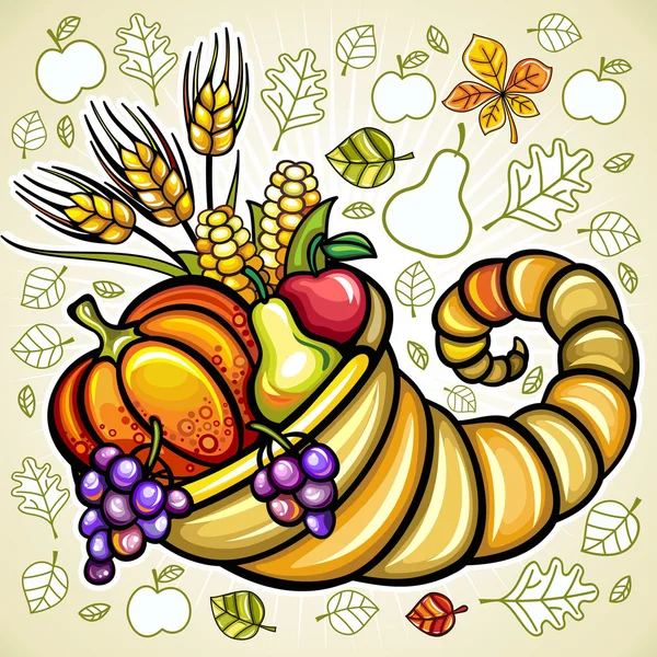 Thanksgiving theme 12 — Stock Vector