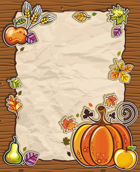 Thème de Thanksgiving 10 — Image vectorielle
