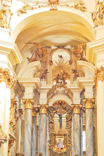 Katolickiej katedry we Lwowie, Ukraina — Zdjęcie stockowe