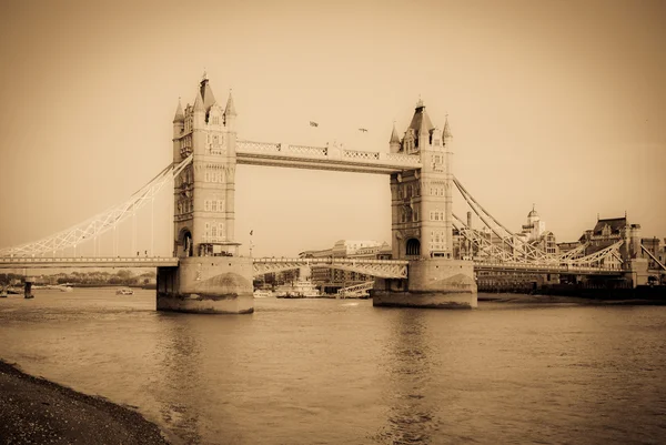 빈티지 런던 타워 그림 엽서 — 스톡 사진