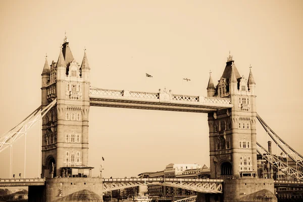 Vintage london tower vykort — Stockfoto