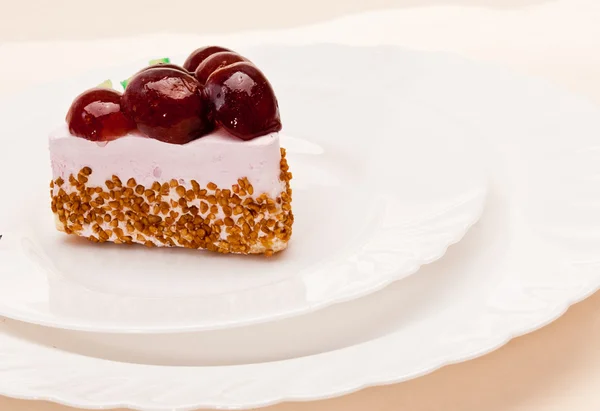 Fancy cake with grapes — Stock Photo, Image