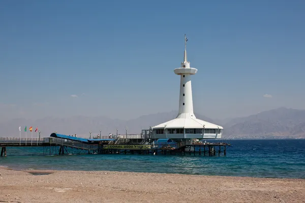 Osservatorio subacqueo di Eilat — Foto Stock