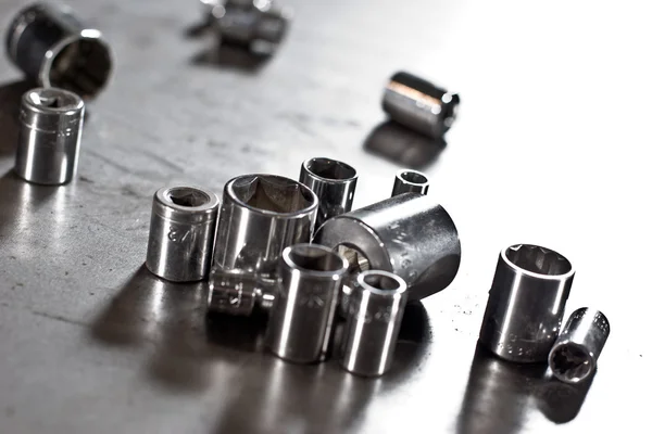 Werknemer tools - falnk sockets — Stockfoto