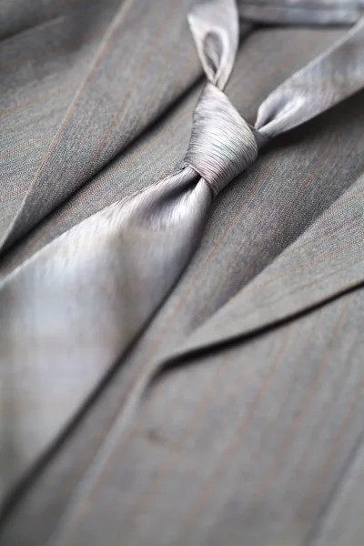 Gravata cinza — Fotografia de Stock