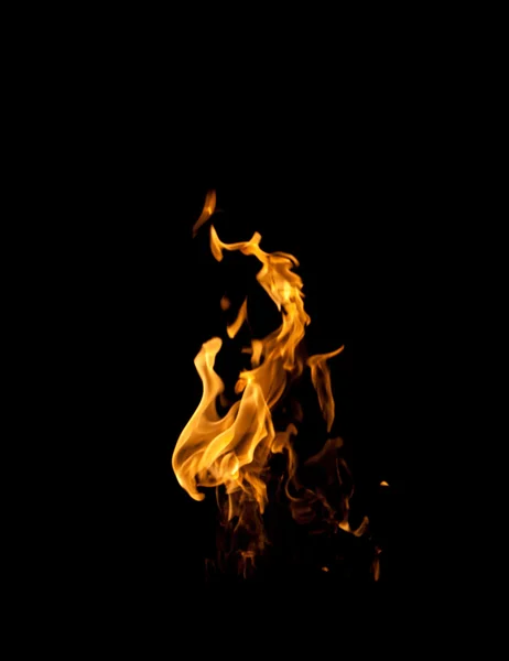 Brinnande flamma — Stockfoto