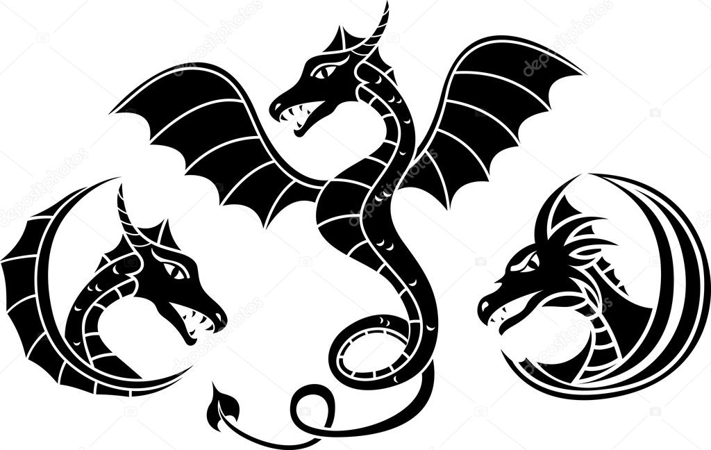 Dragon set stencil