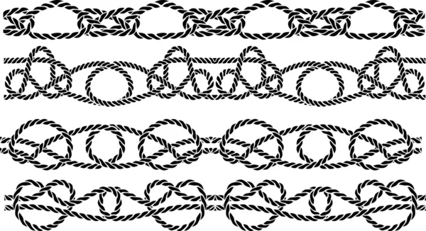 Sea knot pattern — Stock Vector