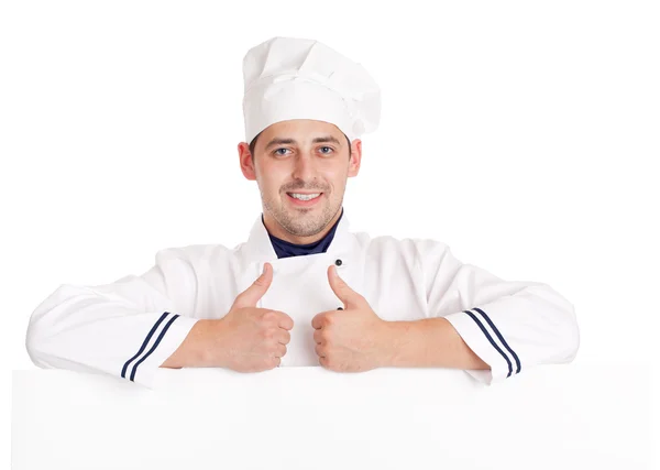 Šéfkuchař muž. — Stock fotografie