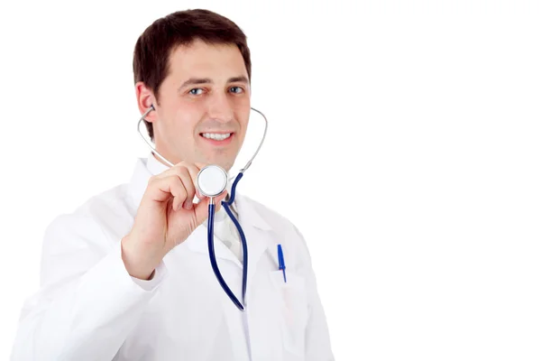 Лікар з стетоскоп — стокове фото