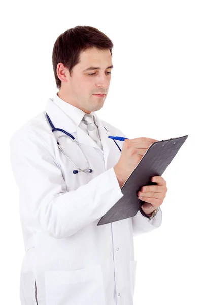 Γιατρός κάνει μερικές σημειώσεις — Φωτογραφία Αρχείου