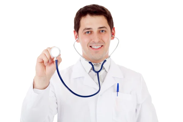 Doctor with stethoscope Stock Photo