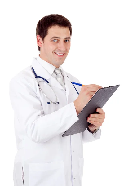 Doctor doing some notes Royalty Free Stock Images