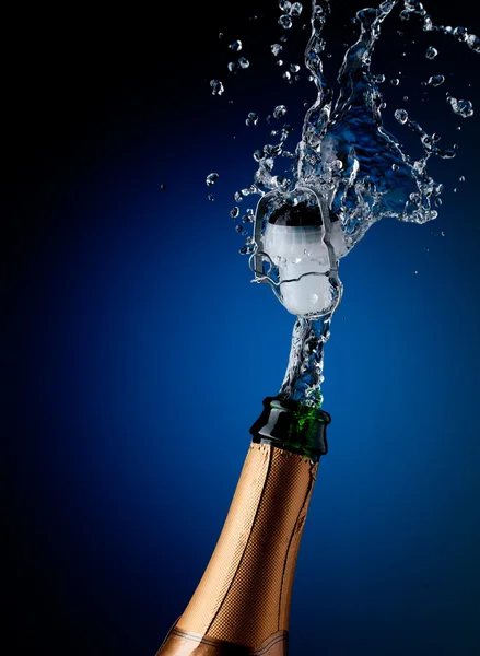 Şampanya splash — Stok fotoğraf