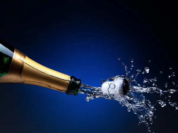 Şampanya splash — Stok fotoğraf