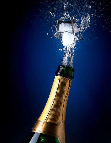 Champagne splash — Stockfoto