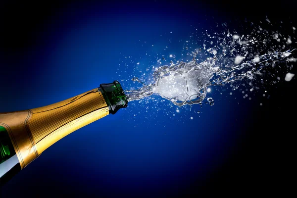 Šampaňské splash — Stock fotografie