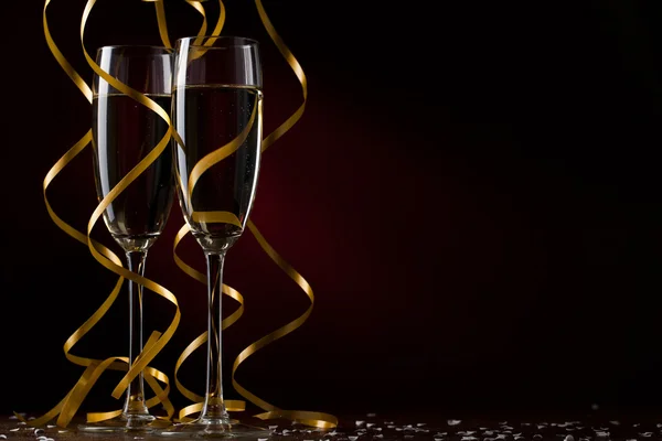Paire de verres de champagne — Photo