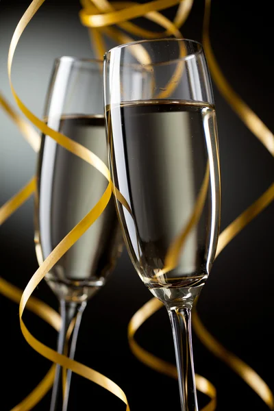 双杯香槟 — 图库照片
