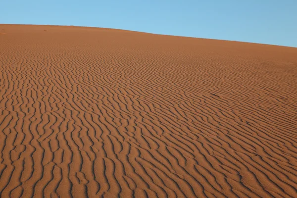 Písečné duny v mesquite plochý — Stock fotografie