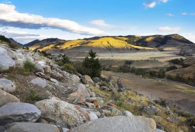 yellowstone Millî Parkı girişinde