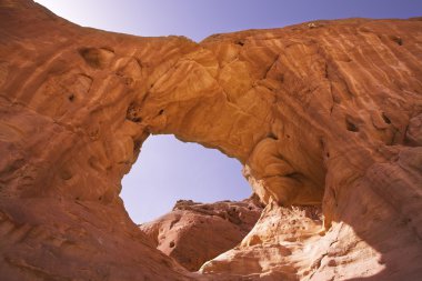 Natural picturesque erosive arch clipart