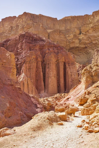 Deserto di pietra vicino al Mar Rosso — Foto Stock