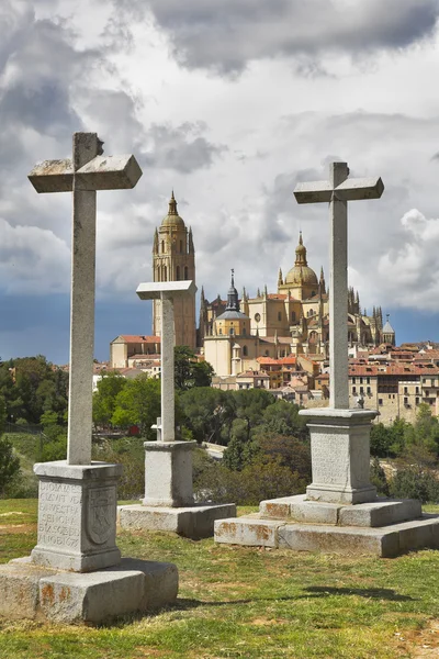 Catedral gótica de Segovia — Foto de Stock