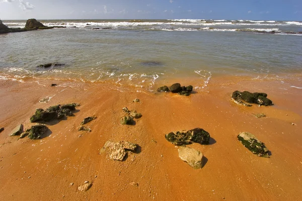 Piccole pietre su una spiaggia — Foto Stock