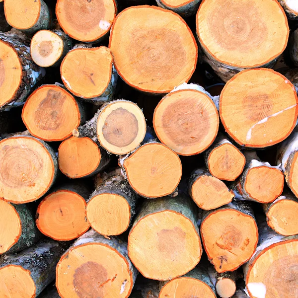 Dřevo aheap — Stock fotografie