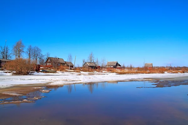 Eis auf dem Fluss — Stockfoto