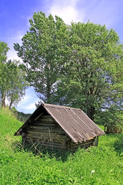 Старый сельский дом — стоковое фото