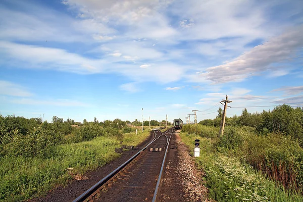 Spoorweg Stockafbeelding
