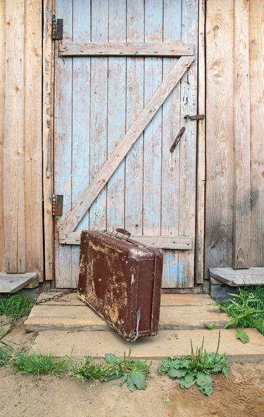 Viejo valise — Foto de Stock