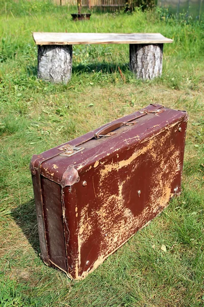 Oude valise — Stockfoto