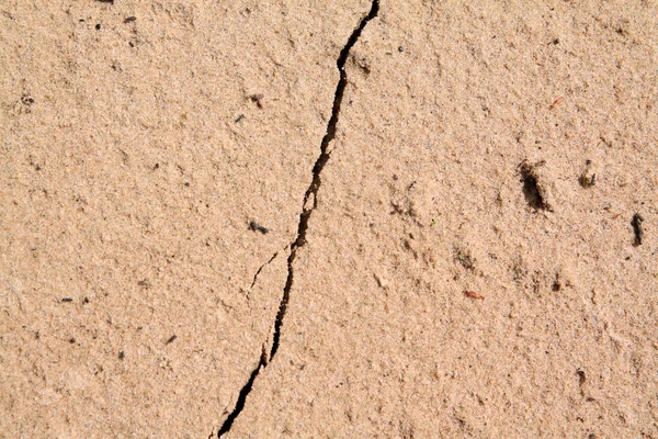 Rozłam w piasku — Zdjęcie stockowe