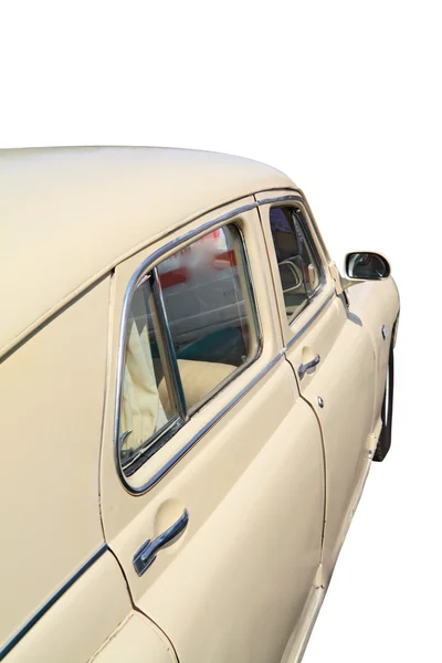 Retro-Auto auf weißem Hintergrund — Stockfoto
