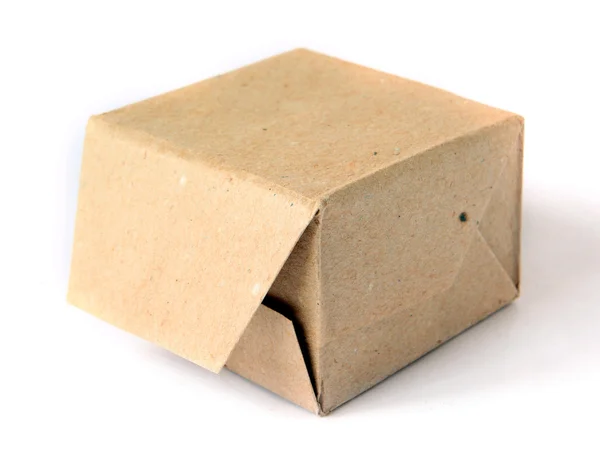 Carton box on white background — Stock Photo, Image