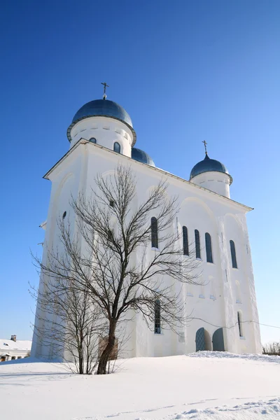 Bell tower of the christian orthodox priory — Stock Photo, Image