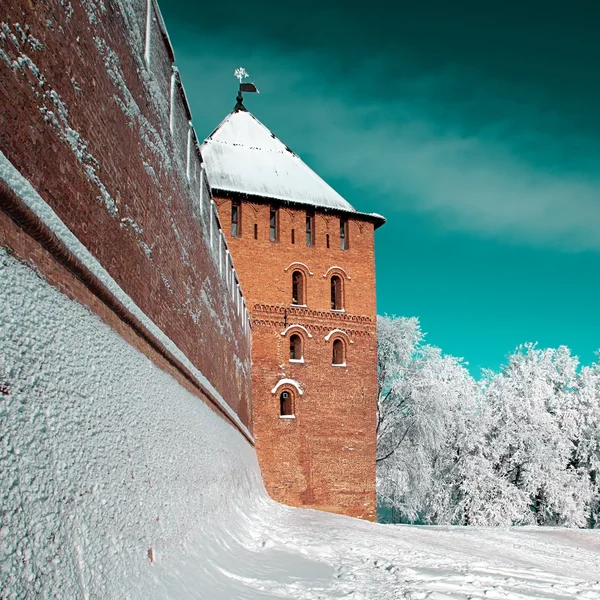 Стареющая крепость — стоковое фото