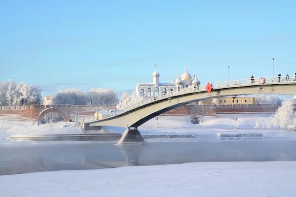 Kış şehir manzarası — Stok fotoğraf
