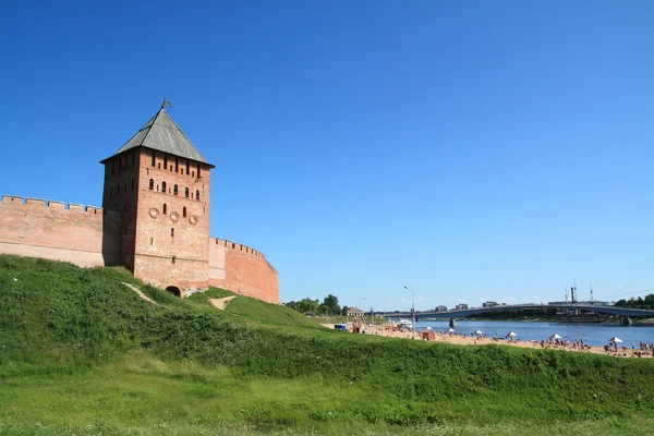 Вежа до старої фортеці — стокове фото