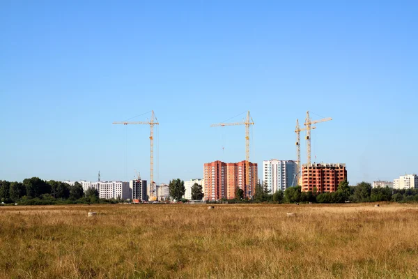 stock image Construction of the new houses