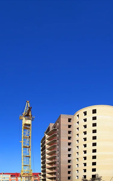 Bau des neuen Gebäudes — Stockfoto