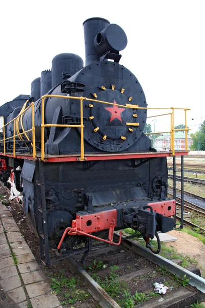 오래 된 기관차 — 스톡 사진