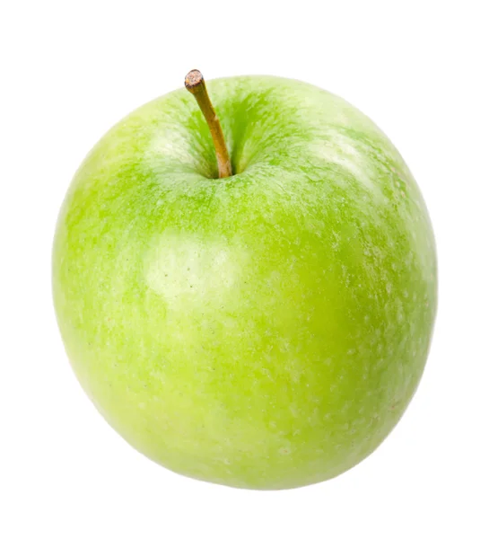 Μήλο σε λευκό — Stockfoto